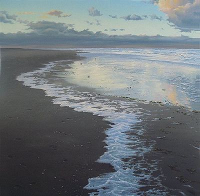 Schuim op het Strand