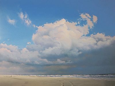 Strand met Stapelwolk