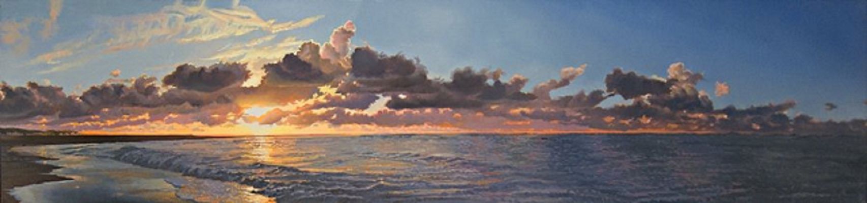 Zonsondergang met Duinenrij